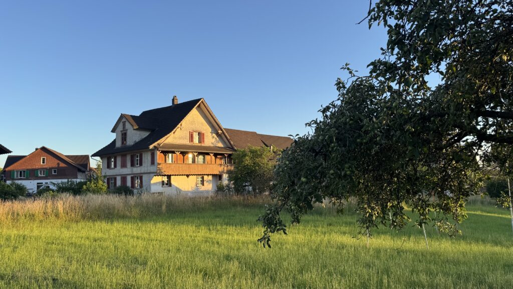 Abendstimmung im Burgblick in Weinfelden