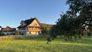 Abendstimmung im Burgblick in Weinfelden